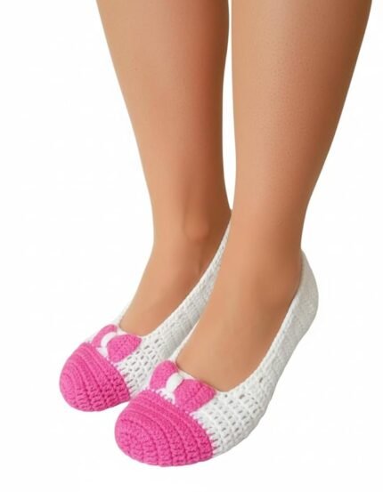 Amazing Basket Handmade Woolen Crochet/Knitted Ankle Length Socks for Women |
