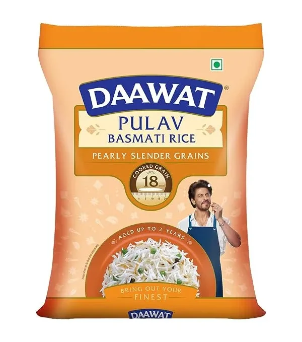 Daawat Pulav RIZ Basmati Rice 5kg – Long Grain Indian Rice