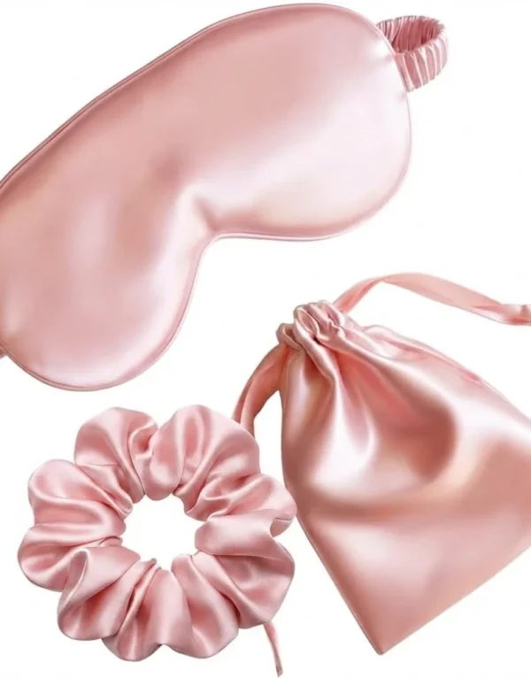 Satin Sleep Set – Eye Mask, Pillowcase & Scrunchie