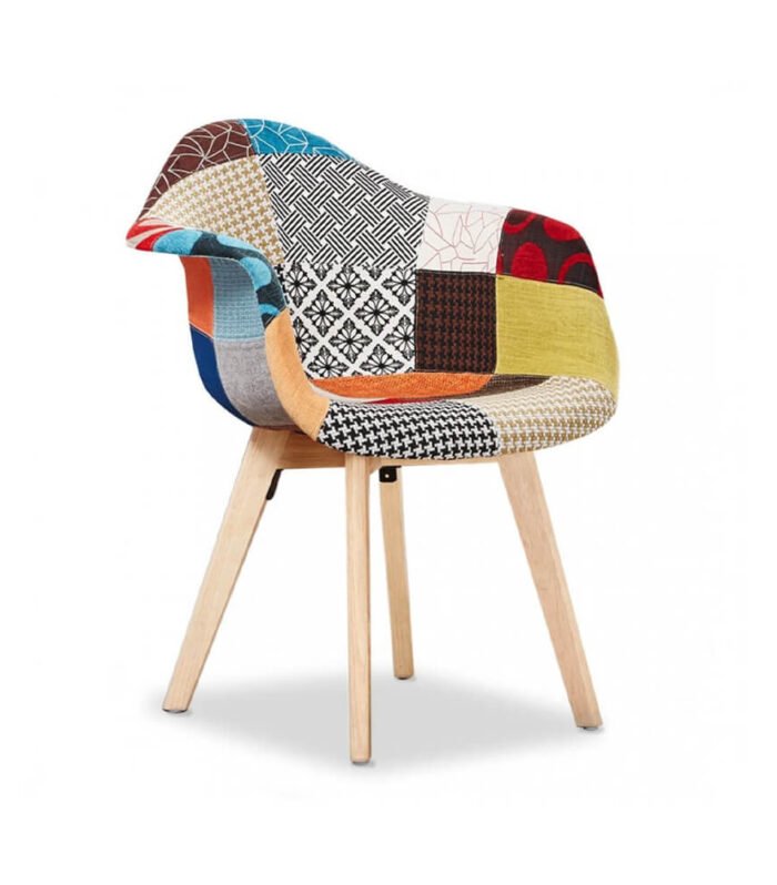 Fabia Dining Chair | Multi-Colour Patchwork Chairs